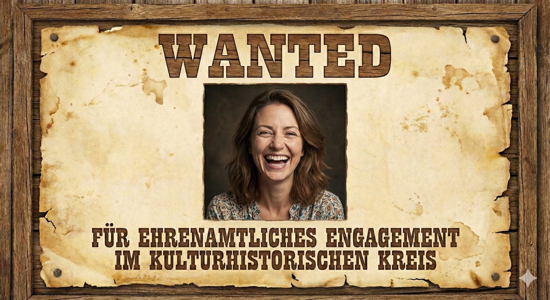 Wanted – für ehrenamtliches Engagement im Kulturhistorischen Kreis