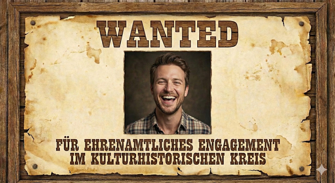 Wanted – für ehrenamtliches Engagement im Kulturhistorischen Kreis